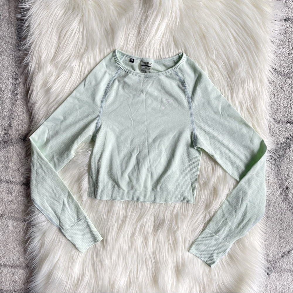 Gymshark seamless long sleeve crop top